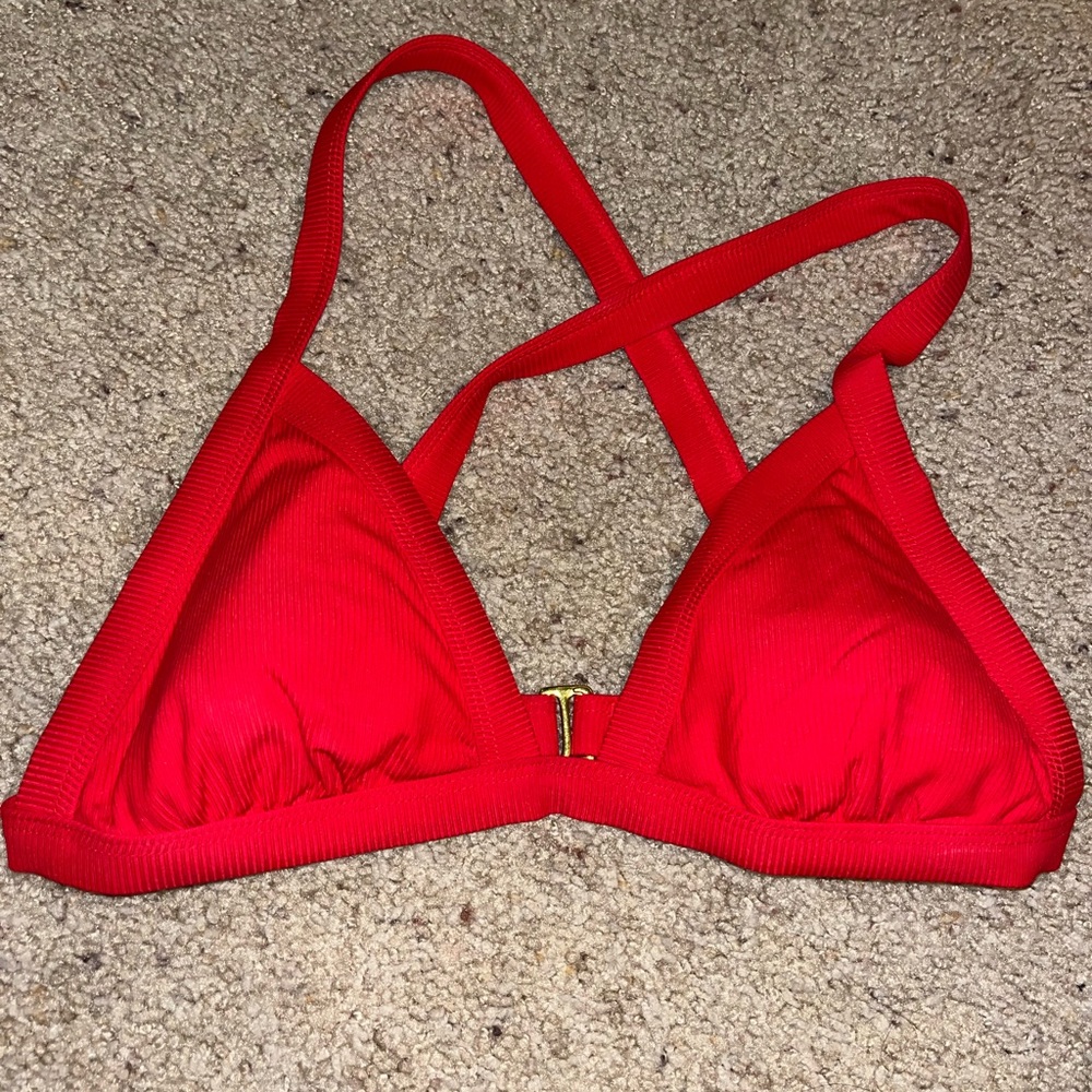 Red bikini top